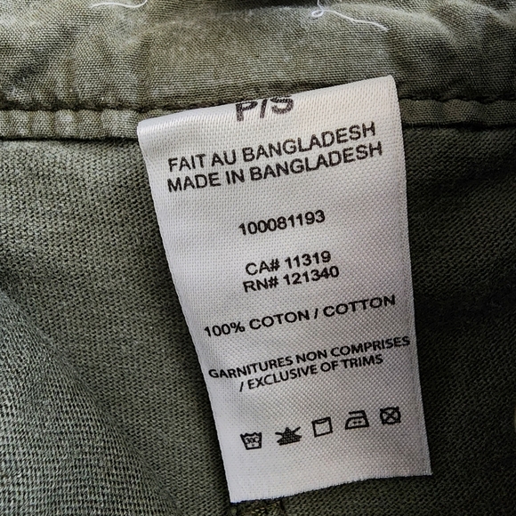 Garage Women’s Army Military Green Skirt Petite Small - Picture 6 of 6